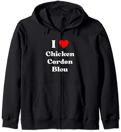 piscine j'adore la cuisine francaise-Chicken Cordon Bleu Sweat à Capuche