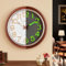 Wanduhr Vintage, 30CM Leuchtende Wanduhr Ohne Tickgeräusche, Wanduhren Wohnzimmer Genaue Zeitmessung, Wanduhr Groß Leicht Ablesbare Wanduhren, Uhr Wand Uhr Küchenuhr Wanduhr Wohnzimmer,Wanduhr Küche