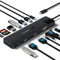 Docking Station, (2025 Upgrade) Lemorele Usb C Hub 13-in-1,Triple Display Adapter with 2 x 4K Dual HDMI, VGA, 5 x USB A, 100 W PD, USB C Data, SD/TF, 3.5 mm Audio for Mac/Windows