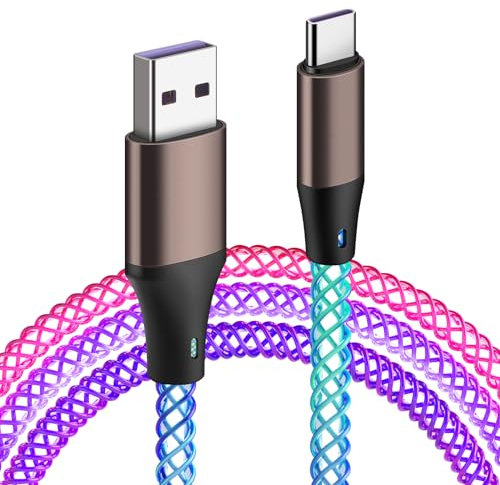Coolden Câble USB C 1M Charge Rapide Câble USB Type C Compatible avec iPhone 16 Pro Max 15 15 Pro Samsung Galaxy S24 Ultra S23 Z Flip 5 Note 20/10 Ultra iPad Pro Air MacBook Pro Coloré