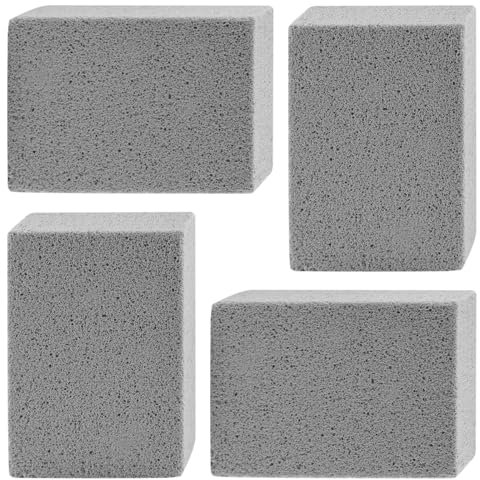 Thyonta Lot de 4 pierres ponces pour le nettoyage de barbecue, briques de nettoyage, grilles, barbecue, pour la maison, la cuisine, le restaurant