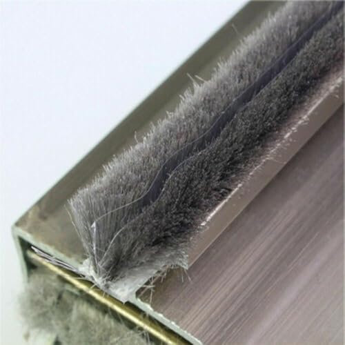 Hairy Seal Brush Pile Draught Excluder Suitable for Security Doors, Closet Doors (5mm x 12mm)
