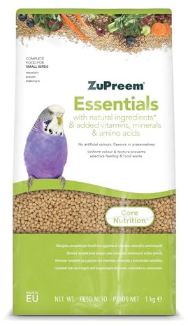 Zupreem Essentials Complete Bird Food for Small Birds- 1kg
