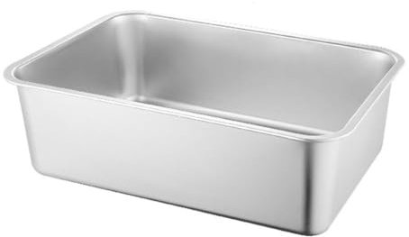 Stainless Steel Litter Box Cafe Semi-enclosed Litter Box Extra Large Extra Easy Covered splash Large Potty Clean litter seat metal metal system training toilet,litter box train train kwitter,