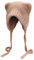 ZLYC Damen Katzenohr Slouchy Strickmütze Grunge Niedlich Wintermütze(Bärenohren Rosa),Einheitsgröße