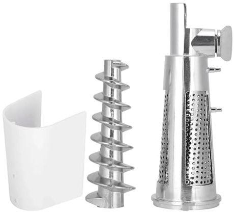 FHAJKTJB Meat Grinder Attachment, Compatible For KitchenAid FGA ，Mixers, Tomato Juicer Strainer Screw Shaft Filter Sleeve Baffle Accessories