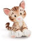 NICI Kuscheltier Katze Bengal 20cm - braun - Weiches Plüschtier – niedliches Stofftier zum Kuscheln & Spielen – tolle Geschenkidee für Kinder & Erwachsene - 62190