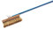 Gi.Metal Brosse professionnelle pour four avec poils en laiton, grattoir en acier inoxydable, poignée démontable en aluminium 2Smart