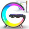 【2025 Model】 G Lamp Wireless Charger,Night Lights Bluetooth Speaker Light, Wireless Charger Lamp, Alarm Clock Night Light for Bedroom, App Controlled, Birthday Gifts Gadgets For Teenage Boys Girls