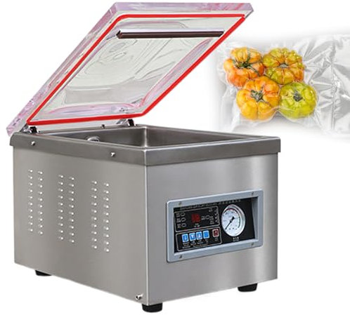 GESAIDES Chamber Vacuum Sealer, Perfect for Home and Commercial Kitchens, Industrial Grade Packaging Machine with High Powered Pump,A
