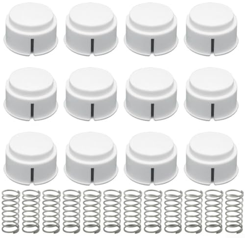 Ersatzknopf und Feder für Iglu-Kühler für Playmate Modelle 43582 43400 13054 Armor Mini sorgt für reibungsloses Öffnen und Schließen des Deckels (12 Sets)