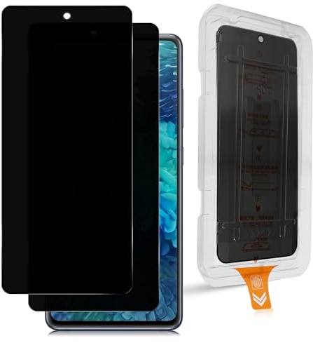 Datree Protector Pantalla de Privacidad para Samsung Galaxy S20 FE 5G, 2 Piezas Antiespia Cristal Templado, Antiespía y Antiarañazos Dureza 9H, Instalación Automática, Sin Burbujas