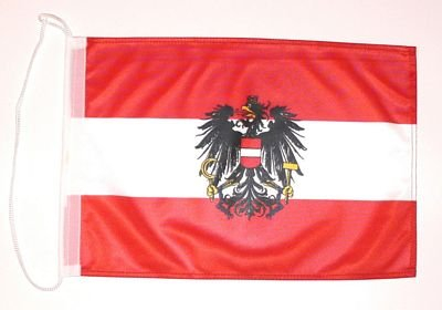 Bootsflagge Österreich mit Adler NEU Fahne Flagge