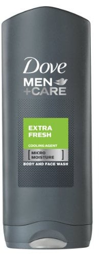 Dove for Men Plus Care Extra Fresh Body and Face Wash 250ml, pack of 3