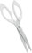 CISEAUX DE MENAGE INOX BAZAR H,17 BLANC