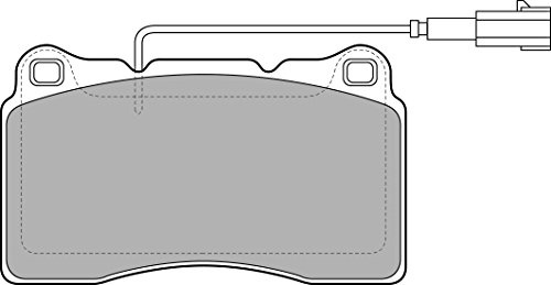 Delphi LP2045 Car Brake Pads