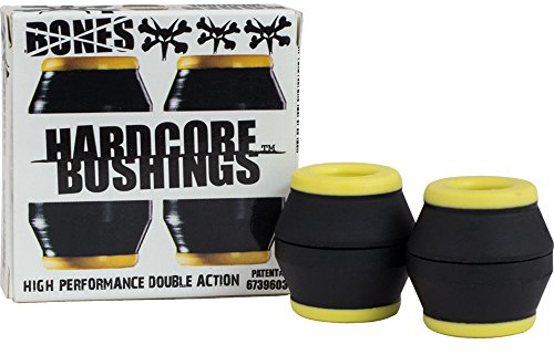 Bones Hardcore 4pc Medium Schwarz/Gelb Lenkgummis