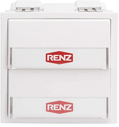 RENZ Tastenmodul mit 2 Klingeltaster weiß RENZ Nummer 97-9-85270
