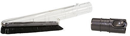 Vacspare Soft Dusting Brush & Adapter Compatible with Dyson DC15, DC18, DC24 & DC25 Vacuum Cleaners