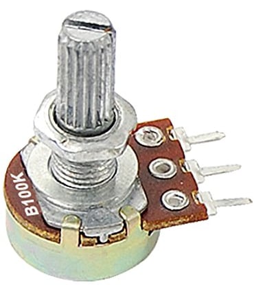 sourcing map 1 x 100K ohm B100K Linear Taper Drehpotentiometer de