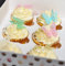 24 Beautiful 3D Mixed Colour Edible Wafer Paper Butterfly Cake Toppers Decorations - 6 of each colour Pink, Blue, Green, Yellow