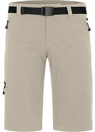Bergson Redwood Bermuda | Herren Wandershorts, vielseitig, pflegeleicht, Feather Gray [743], 52 - Herren