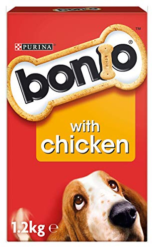Bonio Dog Food Biscuits With Chicken, 1.2kg