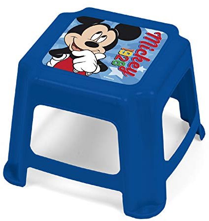 ARDITEX Disney-Mickey WD13019 Kunststoff-Hocker, 27 x 27 x 21 cm