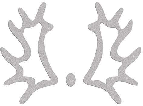 Trakehner Brandzeichen Bügelbild, Reflektor zum Aufbügeln, Bügelmotiv für Reiter & Pferd in silber