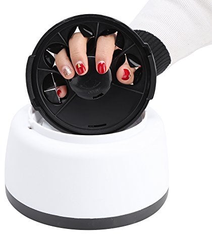 lyrlody Machine de dissolvant de vernis à ongles, dissolvant à vapeur réutilisé sans toucher votre peau, nettoyez directement vos 5 doigts en une fois pour les adultes pour la maison pour le salon