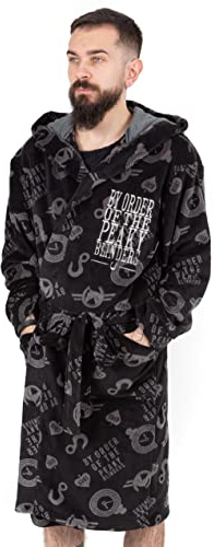Boudoufreurs Peaky Boudoures Robe Hommes Adultes Garrison Tailor Noir PJS Robe L
