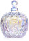 LuoCoCo Grand bocal en verre coloré en cristal - Sucrier - Boîte de rangement avec couvercle - Pour coiffeuse, salle de bain, fêtes, Noël, cadeau pour fille