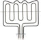 easyPART Kompatibel/Ersatz für privileg 10035609 Heizelement Oberhitze Grill Heizung Backofen passend wie AEG Electrolux 3871426049
