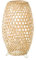 Lámpara de mesa rejilla de bambú natural de Ø 20x35 cm - LOLAhome