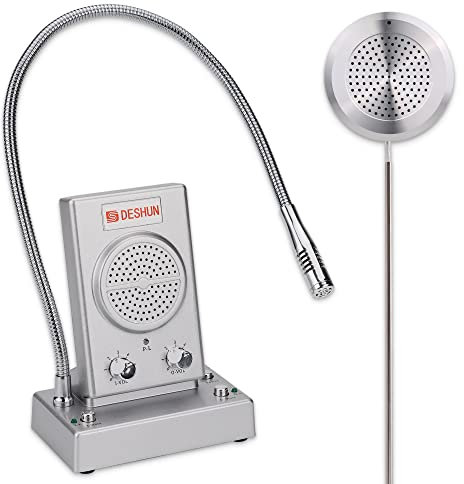 DESHUN Interphone de fenêtre à 2 voies, système d'interphone pour entreprise/banque/bureau/hôpital/station/traiteur/ticket