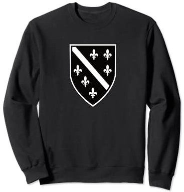Bosnien Flagge & Bosnien Lilie - Stolzer Bosnier Bosnien Sweatshirt