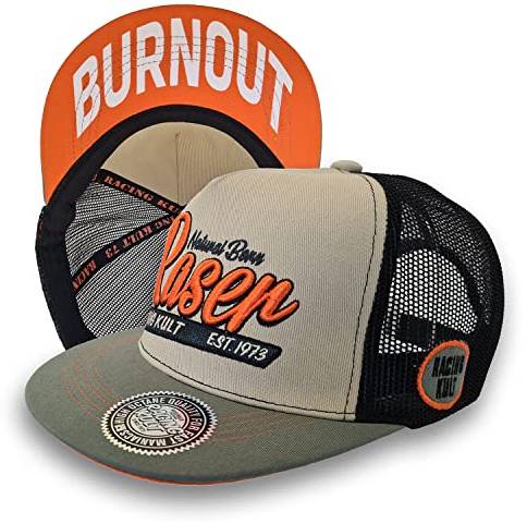 RACING KULT Natural Born Raser Snapback Cap mit Stick Unisex