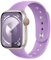 para Correa Apple Watch 44mm 40mm 45mm 41mm Series 9/8/7 iWatch se 6 5 4 3 42mm 38mm hombr/Mujer,Bracelet Silicona Deportiva Pulsera Apple Watch Ultra/2 49mm Band strap reloj,Lavanda