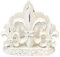 Dekorativer Serviettenhalter, Fleur de Lis, Weiß