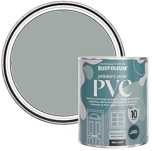 Rust-Oleum Grey uPVC Door and Window Paint In Gloss Finish - Pitch Grey 750ml