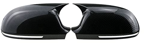 Auto Seitenspiegel Abdeckung Für A4 S4 A5 S5 B8 8T 2009 2010 2011 2012 Seitenrück Spiegelkappen Abdeckung Autozubehör(Carbon Look)
