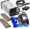 IPOTOOLS MMA-160R - Saldatrice per elettrodi Saldatrice elettrodo Piccola saldatrice Inverter elettrodo saldatrice 160 Ampere con casco per saldatura, elettrodi da 2 kg, guanti/magneti