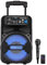 Cefa Toys- iDance Altavoz Portátil con Micrófono Y Control Remoto Groove, Color Negro (00358)