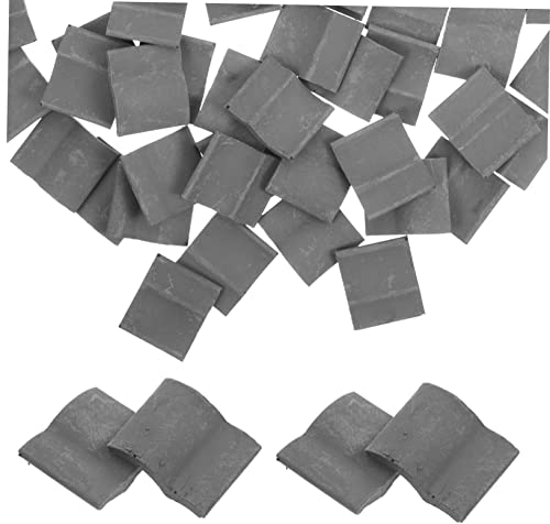 COHEALI 50 Stück Mini-steine Mini-wandziegel Ziegel Zement Künstliches Meer Gefälschter Ziegel Mini-schlackenblöcke Mini Kleiner Ziegelstein Minifliesen Zum Basteln Miniatur Ton Ornamente