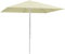 Outsunny Sonnenschirm Gartenschirm Sonnenschirm Outdoor quadratisch 2,48 x 2,48 x 2,50 m, 2 Höhen verstellbar, 180 g/m², Aluminium und Metall, beige, beige, 248x248x250cm