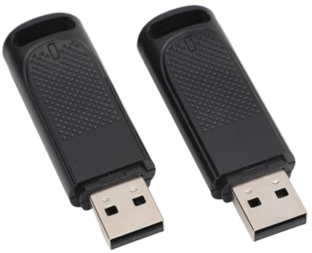 2PCS USB-Dongle-Empfänger für SteamVR, Tragbarer VR-Akku-Empfänger-Dongle für Valve Index Controller, für Vive Tracker, für VR Ink Pilot (Transparentes Schwarz)