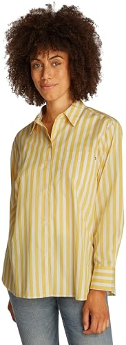 Tommy Hilfiger Damen Hemd Poplin Easy Fit Oversized