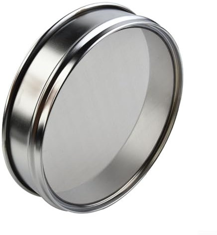 Precision Stainless Steel Mesh Sieve, 20cm Diameter, for Sample Inspection (10 Mesh)