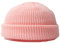 BrightGlow Wintermütze für Herren und Damen Trawler Beanie Watch Hat Roll-up Edge Skullcap Kurze Fischermütze mit Strickbündchen Beanie-Mütze Warm Skimütze Acryl-Strickmütze Rosa Erwachsene