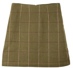 Rydale Ladies Short Tweed Skirt Womens Wool Mini Checked Country Work Skirts